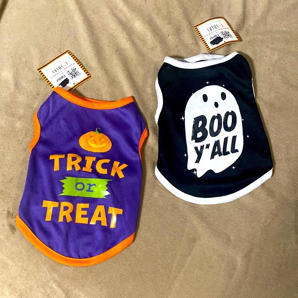 Halloween pet costume/T-shirt bundle of 2